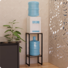 Suporte Bebedouro Galão Água Tampo De Mdf Reforçado Preto