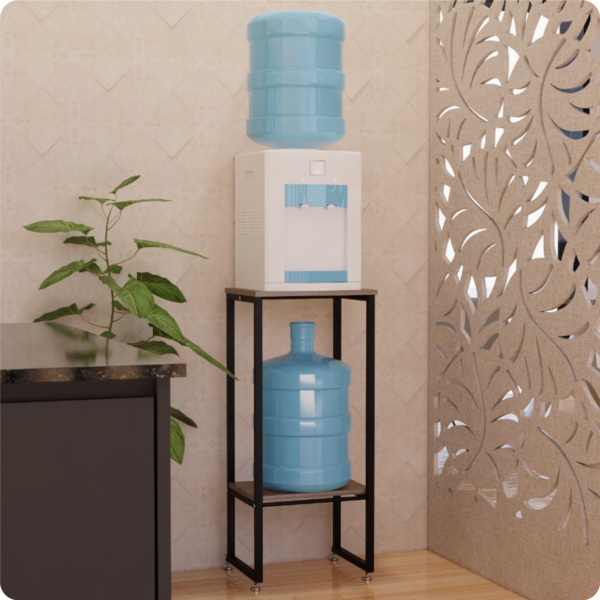 Suporte Bebedouro Galão Água Tampo De Mdf Reforçado Preto