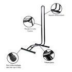 Suporte Bike Chao Desmontavel Fixo P/ 1 Bicicleta Em Aço