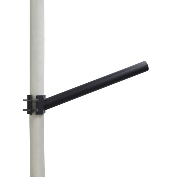 Suporte Braço Taschibra Para Luminária Poste 45cm Preto