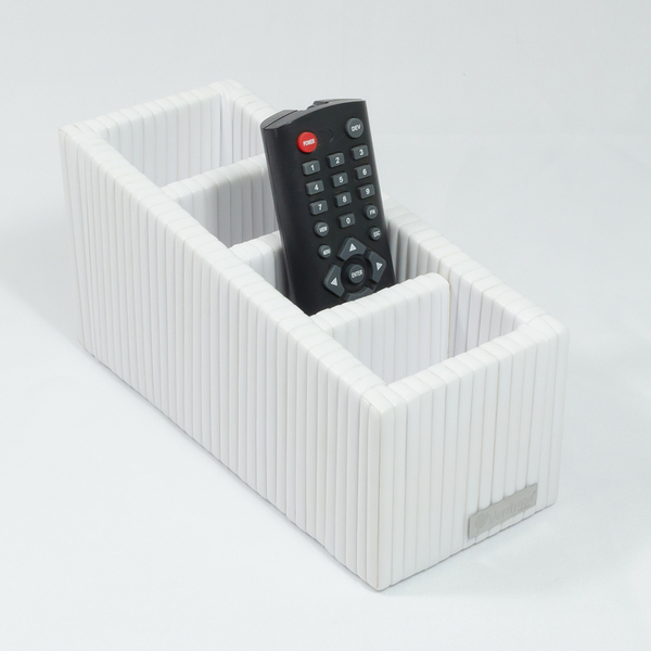 Suporte Branco Controle Remoto 3 Divisões Grecia