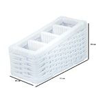 Suporte Branco Controle Remoto 4 Divisões Fibra Sintética