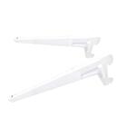 Suporte C/ Aba P/ Prateleira Branco 300mm