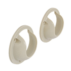 Suporte Cabideiro Concha Plástico 2 peças