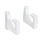 Suporte Cabideiro J Plástico Branco 2 peças
