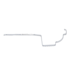 Suporte Calha Galvanizado Moldura Corte 28cm