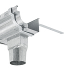 Suporte Calha Galvanizado Moldura Corte 28cm