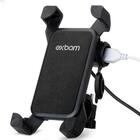 Suporte Celular Com Carregador Usb Moto Universal Gps Exbom