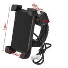 Suporte Celular Com Carregador Usb Moto Universal Gps Exbom