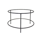 Suporte Tripé Cumbuca Jardineira Cinza