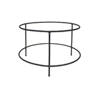 Suporte Tripé Cumbuca Jardineira Cinza