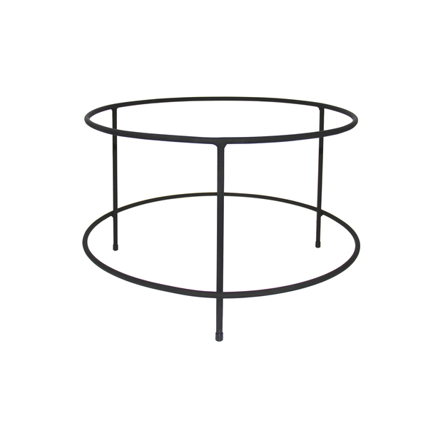 Suporte Tripé Cumbuca Jardineira Cinza