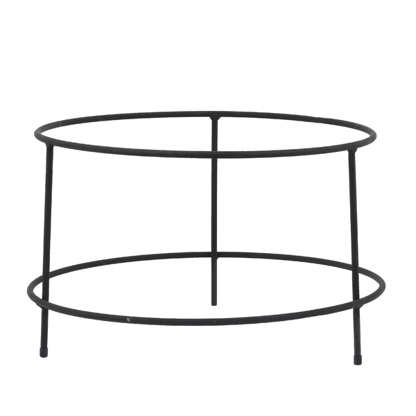 Suporte Tripé Cumbuca Jardineira Preto