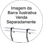 Suporte Com Lixeira 2 5l Para Barra De Cozinha Aço Cromado