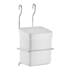 Suporte Com Lixeira 5l Pendurar Porta Armário Barra Cozinha