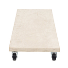 Suporte com Rodas Madeira Retangular 9x20x70cm até 100kg