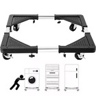 Suporte Com Rodinha Ajustavel Arrasta Moveis Faxina Fogao Maq