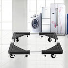 Suporte Com Rodinha Ajustavel Arrasta Moveis Faxina Fogao Maq