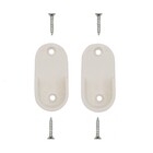 Suporte Concha para Cabide de Parafusar Branco Acessórios para Móveis Sfor