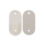 Suporte Concha para Cabide de Parafusar Branco Acessórios para Móveis Sfor