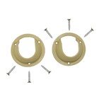 Suporte Concha para Cabide de Parafusar Marfim Acessórios para Móveis Sfor