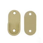 Suporte Concha para Cabide de Parafusar Marfim Acessórios para Móveis Sfor