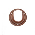 Suporte Concha para Cabide de Parafusar Marrom Acessórios para Móveis Sfor