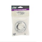 Suporte Concha para Cabide de Parafusar Metalizado Acessórios para Móveis Sfor