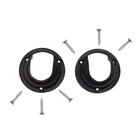 Suporte Concha para Cabide de Parafusar Preto Acessórios para Móveis Sfor