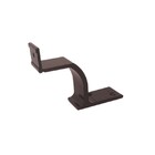 Suporte Corrimao Alumínio Preto Escada Parede Kit 2 Pcs