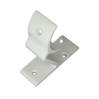 Suporte Corrimao Tubo Alumínio Branco Escada Parede Kit 2pcs