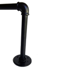 Suporte Curinga Cor Preto - Canos De Ferro Galvanizados - 1/2