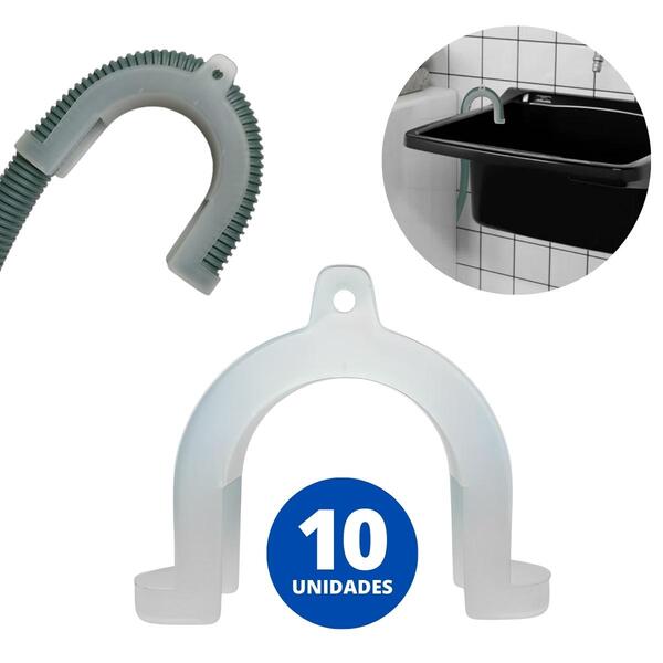 Suporte Curva Para Mangueira Saída Água Máquina De Lavar Univ