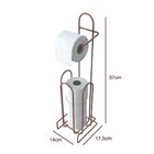 Suporte De Aço Para Papel Higiênico 4 Rolos - Stolf