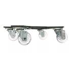 Suporte De Alumínio Invisível Com 4 Rodas (35cm) Tech Plant