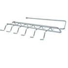 Suporte De Armário Para 12 Xícaras Aramado Organizador Cromado