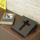 Suporte De Bíblia 30 X 30 Cm - Aço - Preto Fosco