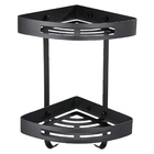 Suporte De Canto Banheiro 2 Prateleiras Box Organizador Shamp