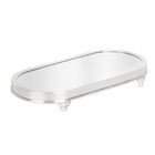 Suporte De Centro De Mesa Em Prata Silverlux Croise 48 5x22cm