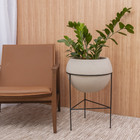 Suporte de Chão de Plástico 31 Médio Preto Vasap