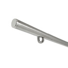 Suporte De Cozinha Em Aço Barra Tubular 50cm Com Parafusos