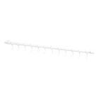 Suporte De Cozinha Porta Talheres 60cm C/ 12 Ganchos Branco