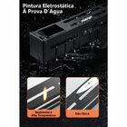 Suporte De Cozinha Porta Talheres Facas 60cm Com 8 Ganchos