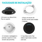 Suporte De Embutir No Teto Compatível Com Alexa Echo Pop - No