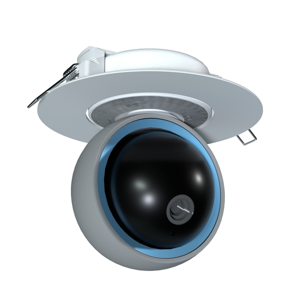 Suporte De Embutir No Teto Compatível Com Câmera De Segurança