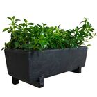 Suporte De Ferro Jardim Vertical + Jardineira P/ Plantas Preto