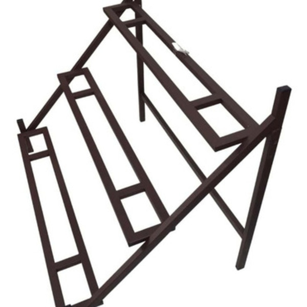 Suporte de Ferro Para Vaso Jardineira Planta 100cm Marrom