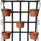 Suporte De Ferro Para Vasos