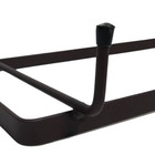 Suporte De Ferro Rasteiro para Jardineiras 100x20cm Marrom