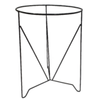 Suporte De Ferro Tripé De Vasos De Planta 32 X 60 Cm - Preto